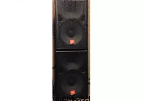 2 JBL Cabinet Speakers-MPRO 415
